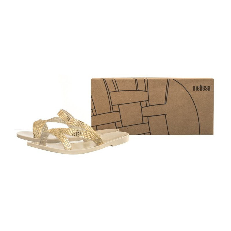 Melissa Siena Slide AD 33989/AS885 Beige/Gold (ML290-a) Moteriški batai/šlepetės