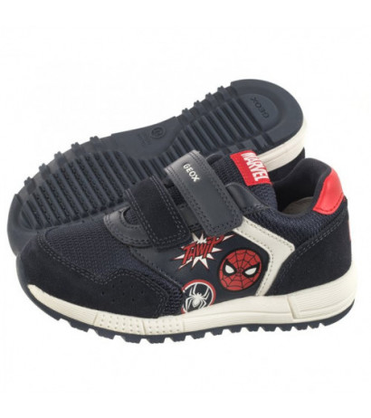 Geox B Alben B.B - Suede+Nylon Navy/Red B453CB 022FU C0735 (GE154-a) sportiniai bateliai