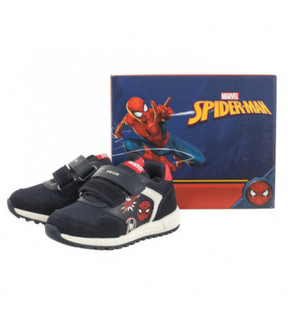 Geox B Alben B.B - Suede+Nylon Navy/Red B453CB 022FU C0735 (GE154-a) sportiniai bateliai