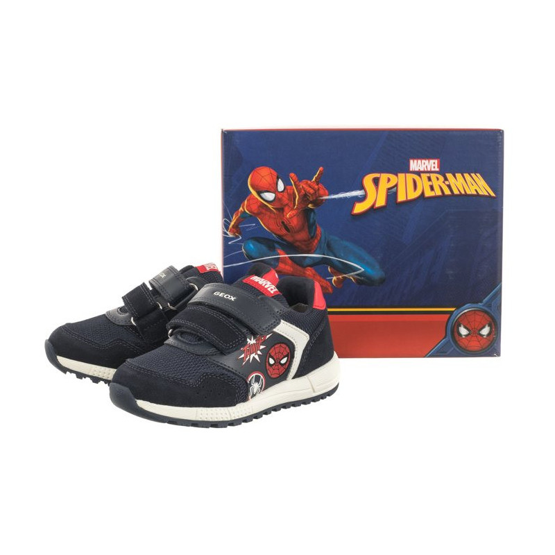 Geox B Alben B.B - Suede+Nylon Navy/Red B453CB 022FU C0735 (GE154-a) sporta apavi