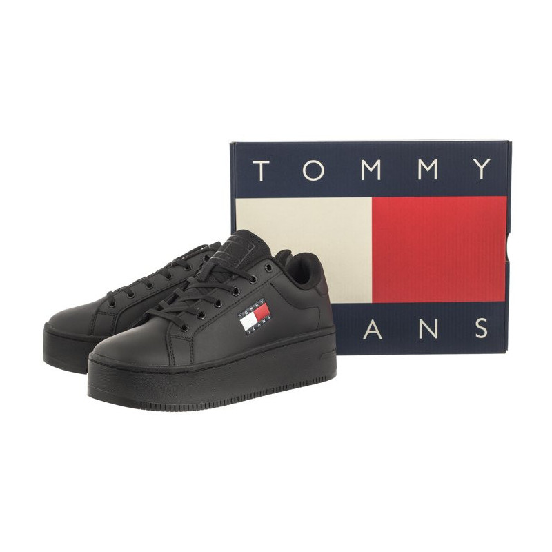 Tommy Hilfiger Tjw Flatform Ess Black EN0EN02518 BDS (TH1025-a) kurpes