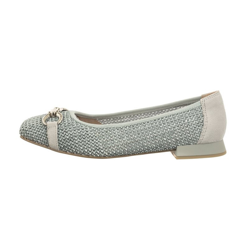 Caprice Niebieskie 9-22503-42 829 LT. Blue Comb (CP396-a) ballerinas