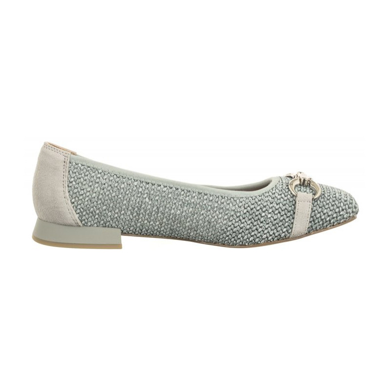 Caprice Niebieskie 9-22503-42 829 LT. Blue Comb (CP396-a) ballerinas