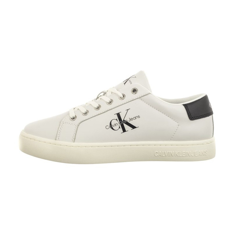 Calvin Klein Classic Cupsole Laceup Low Lth Bright White YM0YM00491 YAF (CK363-b) spordijalatsid