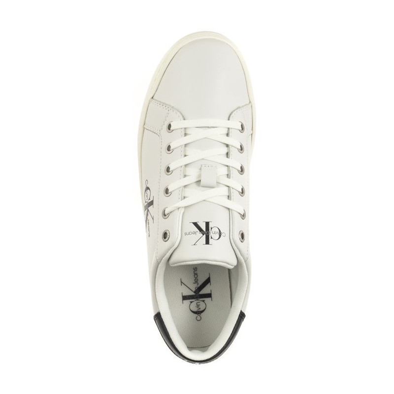 Calvin Klein Classic Cupsole Laceup Low Lth Bright White YM0YM00491 YAF (CK363-b) spordijalatsid