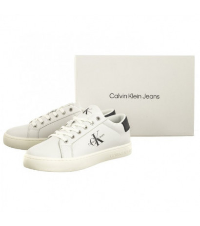 Calvin Klein Classic Cupsole Laceup Low Lth Bright White YM0YM00491 YAF (CK363-b) spordijalatsid