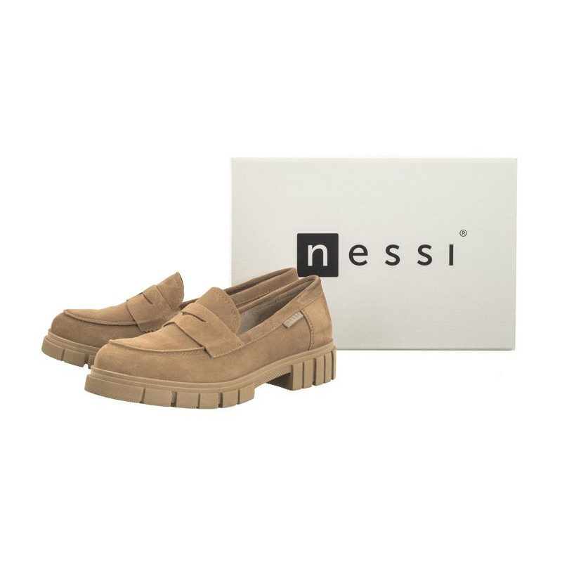 Nessi Beżowe 23553 W11 (NE360-a) shoes