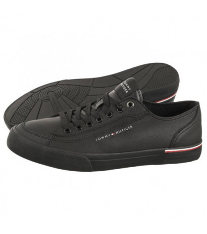 Tommy Hilfiger Corporate Vulc Leather Black FM0FM04953 BDS (TH1029-b) spordijalatsid