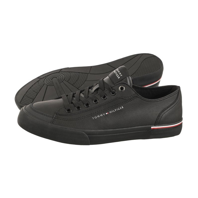 Tommy Hilfiger Corporate Vulc Leather Black FM0FM04953 BDS (TH1029-b) spordijalatsid