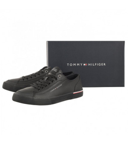 Tommy Hilfiger Corporate Vulc Leather Black FM0FM04953 BDS (TH1029-b) spordijalatsid