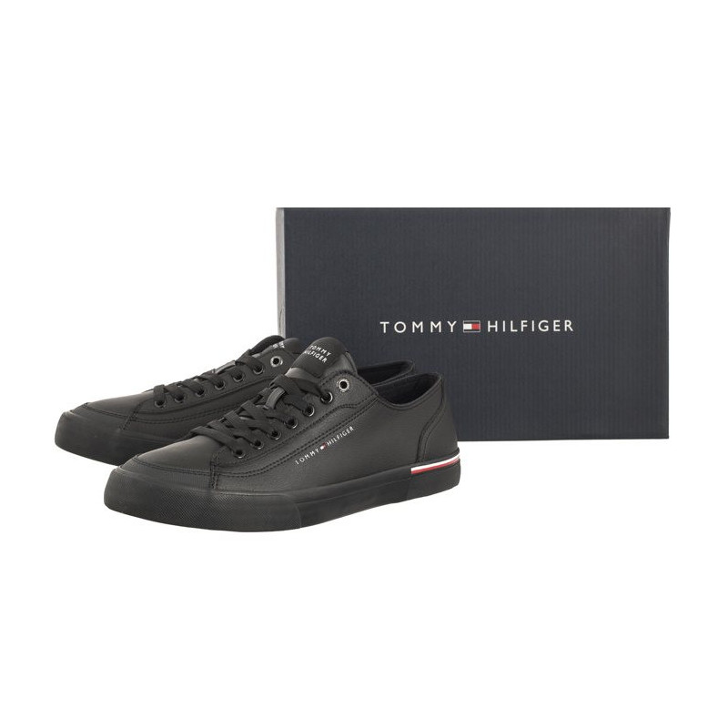 Tommy Hilfiger Corporate Vulc Leather Black FM0FM04953 BDS (TH1029-b) spordijalatsid