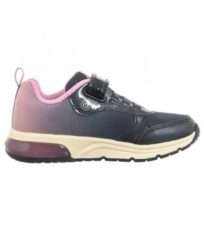 Geox J Spaceclub G.A - Pr Te+Pe.Gbk Navy/Lavender J458VA 0ANAJ CF48Q (GE149-a) sports shoes