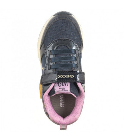 Geox J Spaceclub G.A - Pr Te+Pe.Gbk Navy/Lavender J458VA 0ANAJ CF48Q (GE149-a) sporta apavi