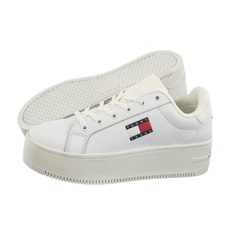 Tommy Hilfiger Tjw Flatform Ess White EN0EN02518 YBS (TH1025-b) kurpes