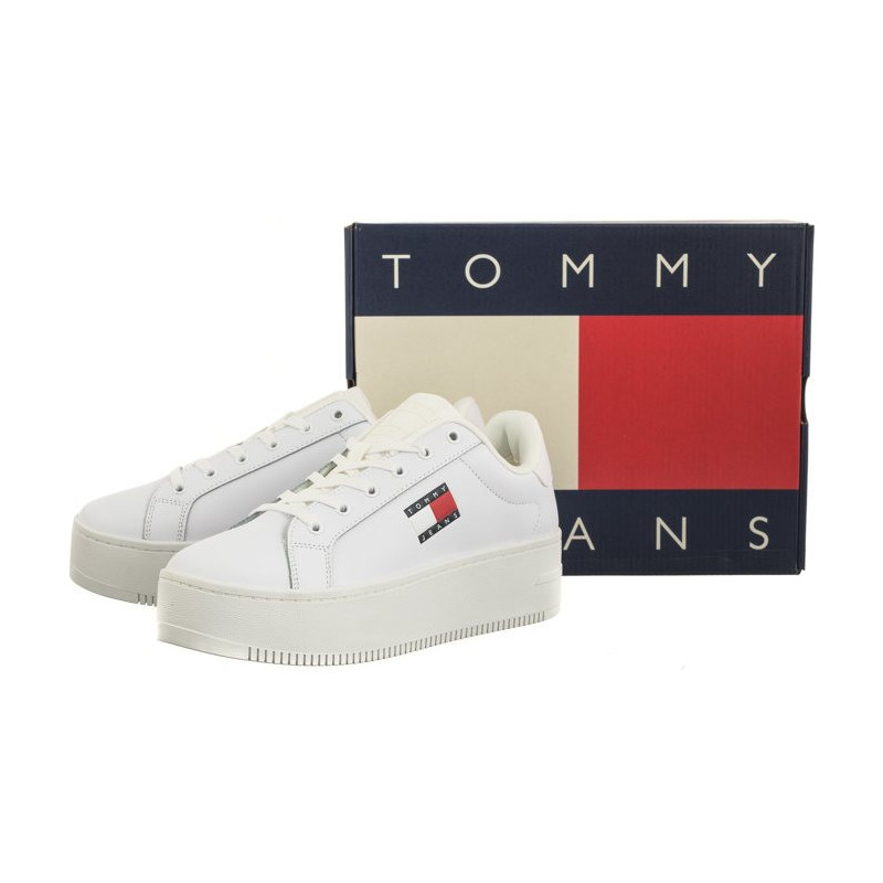 Tommy Hilfiger Tjw Flatform Ess White EN0EN02518 YBS (TH1025-b) kurpes