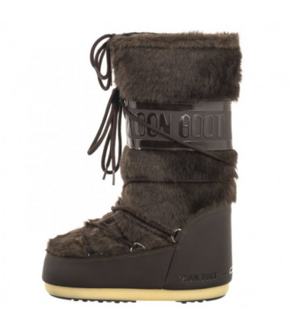 Moon Boot Classic Faux Fur Brown 14089000004 (MB43-b) zābaki