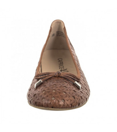 Caprice Brązowe 9-22109-42 303 Cognac Nappa (CP399-a) baleriinid