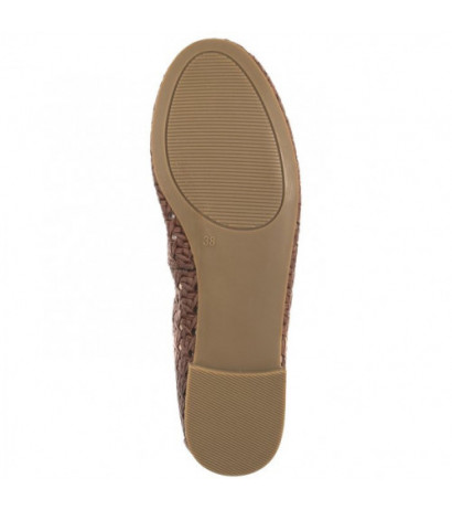 Caprice Brązowe 9-22109-42 303 Cognac Nappa (CP399-a) baleriinid