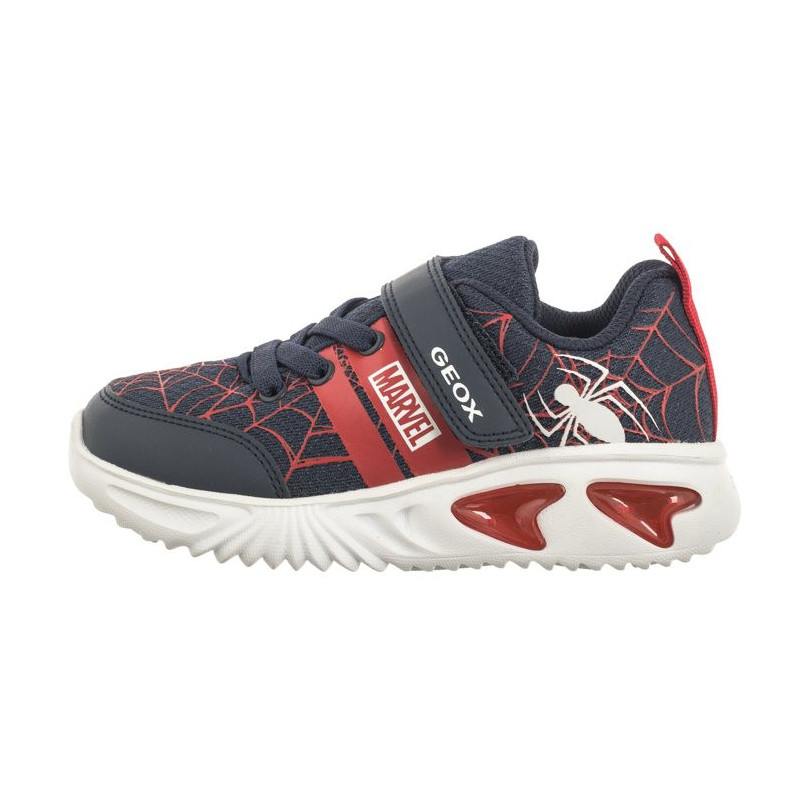 Geox J Assister B.D - Mesh+GBK Navy/DK Red J45DZD 01454 C4244 (GE142-a) sporta apavi