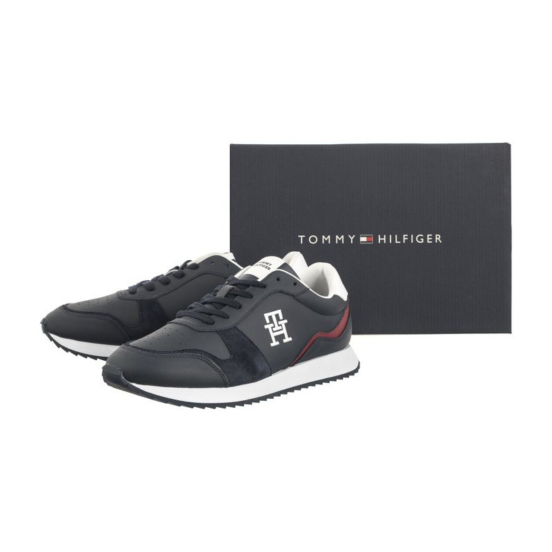 Tommy Hilfiger Runner Evo Lth Mix Desert Sky FM0FM04959 DW5 (TH1017-a) sporta apavi