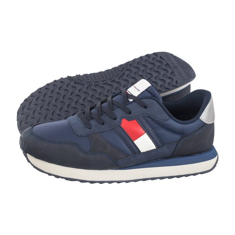 Tommy Hilfiger Flag Low Cut Lace-Up Sneaker T3X9-33130-0316 800 Blue (TH1041-a) spordijalatsid