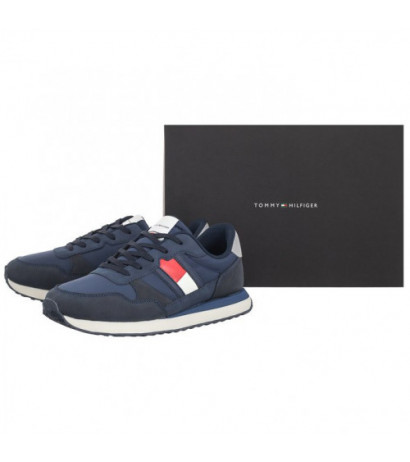 Tommy Hilfiger Flag Low Cut Lace-Up Sneaker T3X9-33130-0316 800 Blue (TH1041-a) spordijalatsid