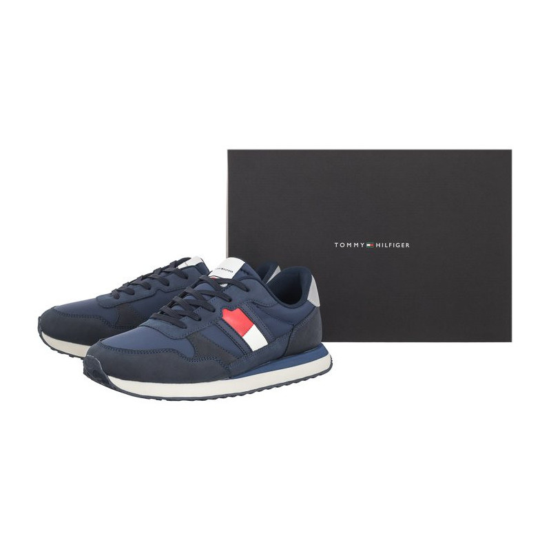 Tommy Hilfiger Flag Low Cut Lace-Up Sneaker T3X9-33130-0316 800 Blue (TH1041-a) spordijalatsid