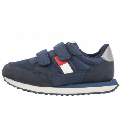 Tommy Hilfiger Flag Low Cut Velcro Sneaker T1B9-33127-0316 800 Blue (TH1040-a) spordijalatsid