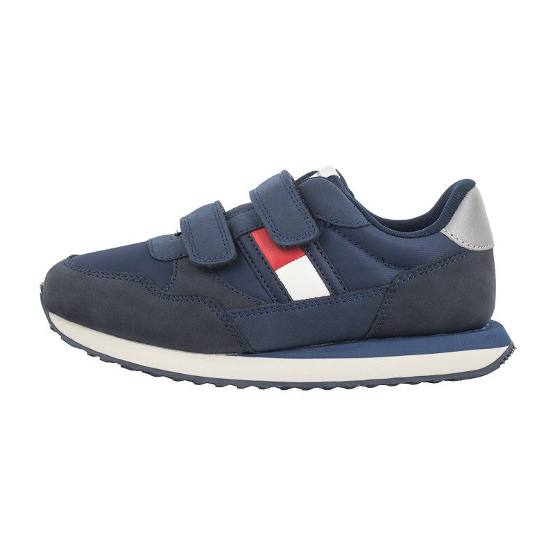 Tommy Hilfiger Flag Low Cut Velcro Sneaker T1B9-33127-0316 800 Blue (TH1040-a) spordijalatsid