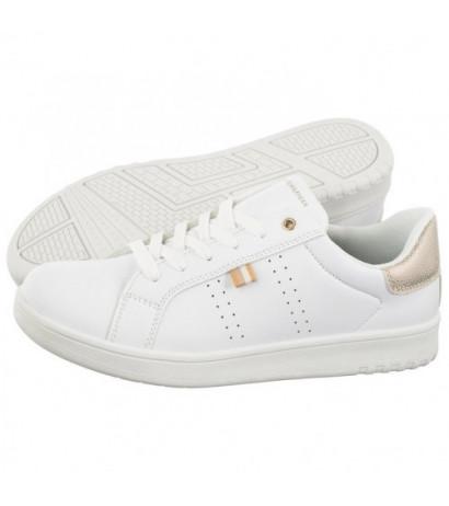 Tommy Hilfiger Low Cut Lace-Up Sneaker T3A9-33200-1355 X048 White/Platinum (TH1037-b) spordijalatsid