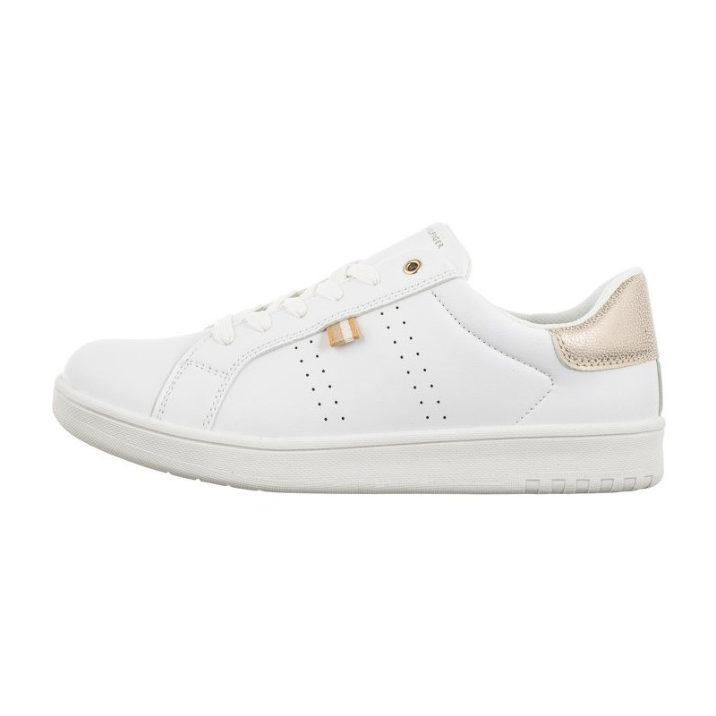 Tommy Hilfiger Low Cut Lace-Up Sneaker T3A9-33200-1355 X048 White/Platinum (TH1037-b) spordijalatsid