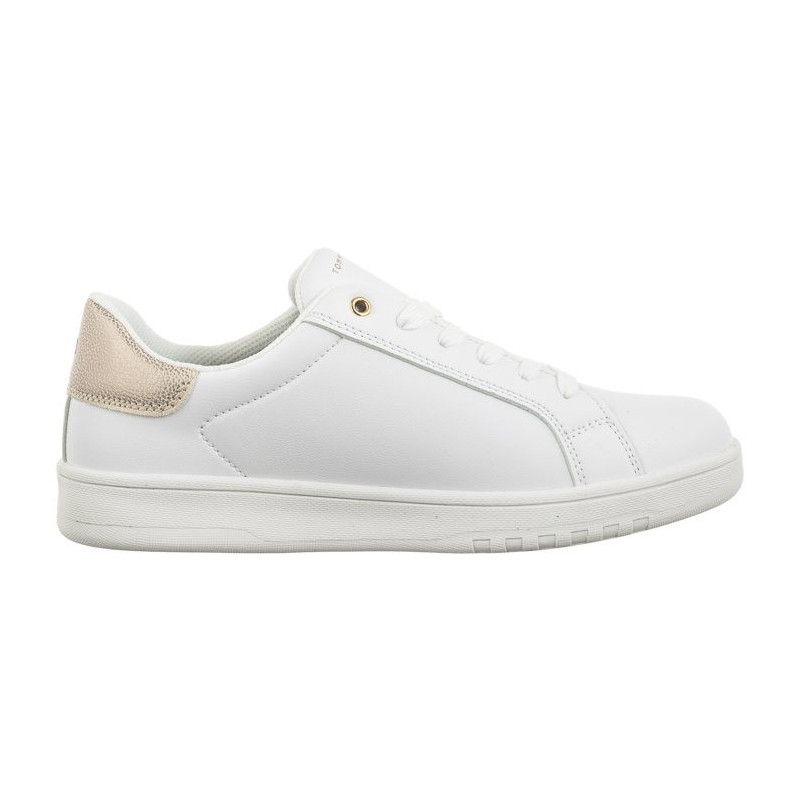 Tommy Hilfiger Low Cut Lace-Up Sneaker T3A9-33200-1355 X048 White/Platinum (TH1037-b) spordijalatsid