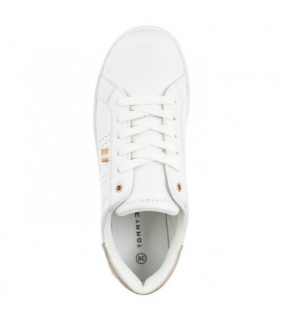 Tommy Hilfiger Low Cut Lace-Up Sneaker T3A9-33200-1355 X048 White/Platinum (TH1037-b) spordijalatsid