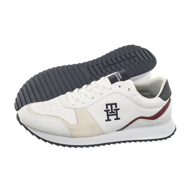 Tommy Hilfiger Runner Evo Lth Mix White FM0FM04959 YBS (TH1017-b) spordijalatsid