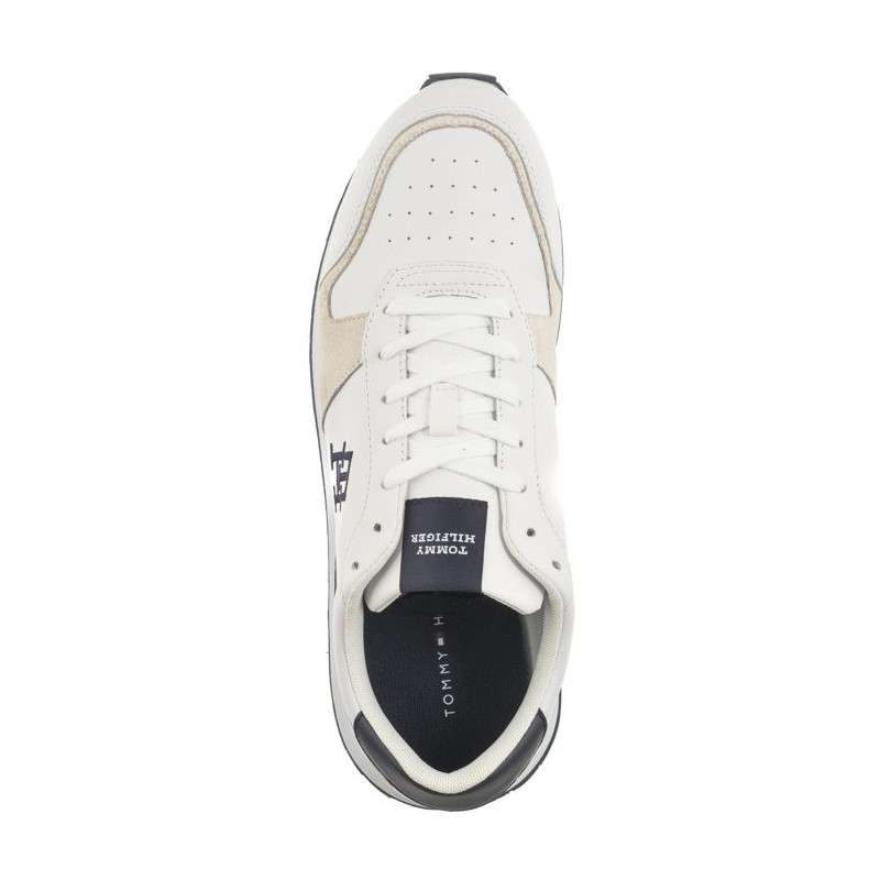 Tommy Hilfiger Runner Evo Lth Mix White FM0FM04959 YBS (TH1017-b) spordijalatsid