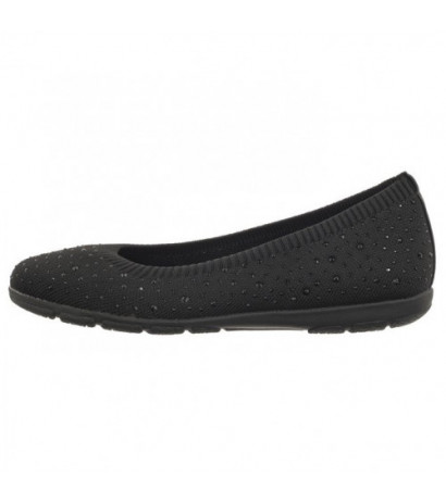 Caprice Czarne 9-22107-42 035 Black Knit  (CP397-a) balerīnas