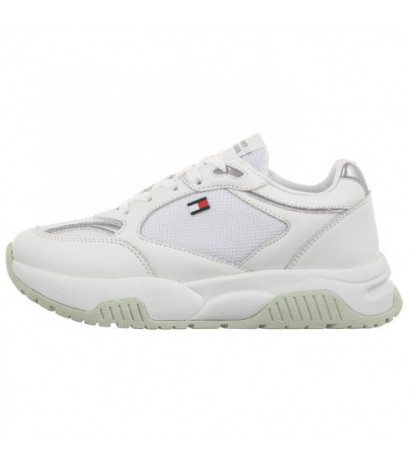 Tommy Hilfiger Low Cut Lace-Up Sneaker T3A9-33219-1695 X025 White/Silver (TH1043-a) spordijalatsid