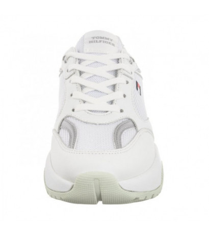 Tommy Hilfiger Low Cut Lace-Up Sneaker T3A9-33219-1695 X025 White/Silver (TH1043-a) spordijalatsid