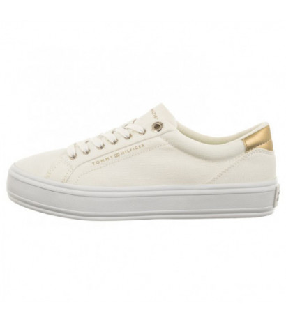 Tommy Hilfiger Essential Vulc Canvas Sneaker White FW0FW07682 YBS (TH1033-a) spordijalatsid