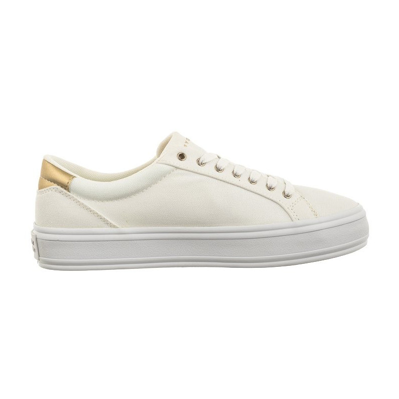 Tommy Hilfiger Essential Vulc Canvas Sneaker White FW0FW07682 YBS (TH1033-a) spordijalatsid