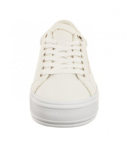 Tommy Hilfiger Essential Vulc Canvas Sneaker White FW0FW07682 YBS (TH1033-a) spordijalatsid