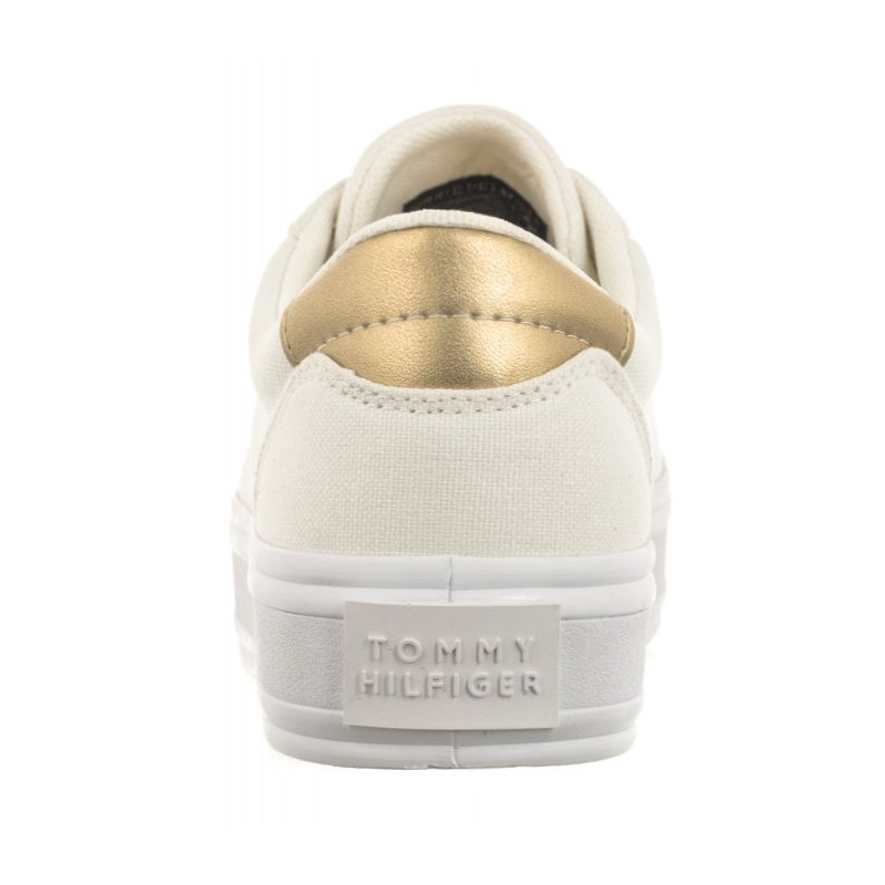 Tommy Hilfiger Essential Vulc Canvas Sneaker White FW0FW07682 YBS (TH1033-a) spordijalatsid