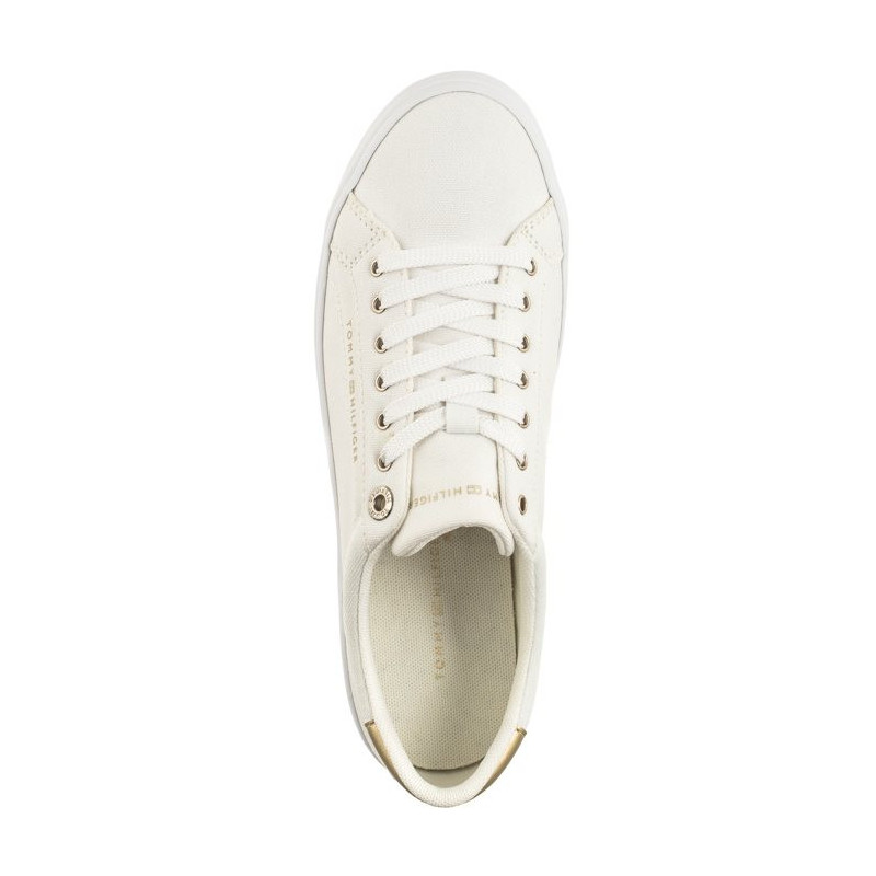 Tommy Hilfiger Essential Vulc Canvas Sneaker White FW0FW07682 YBS (TH1033-a) spordijalatsid