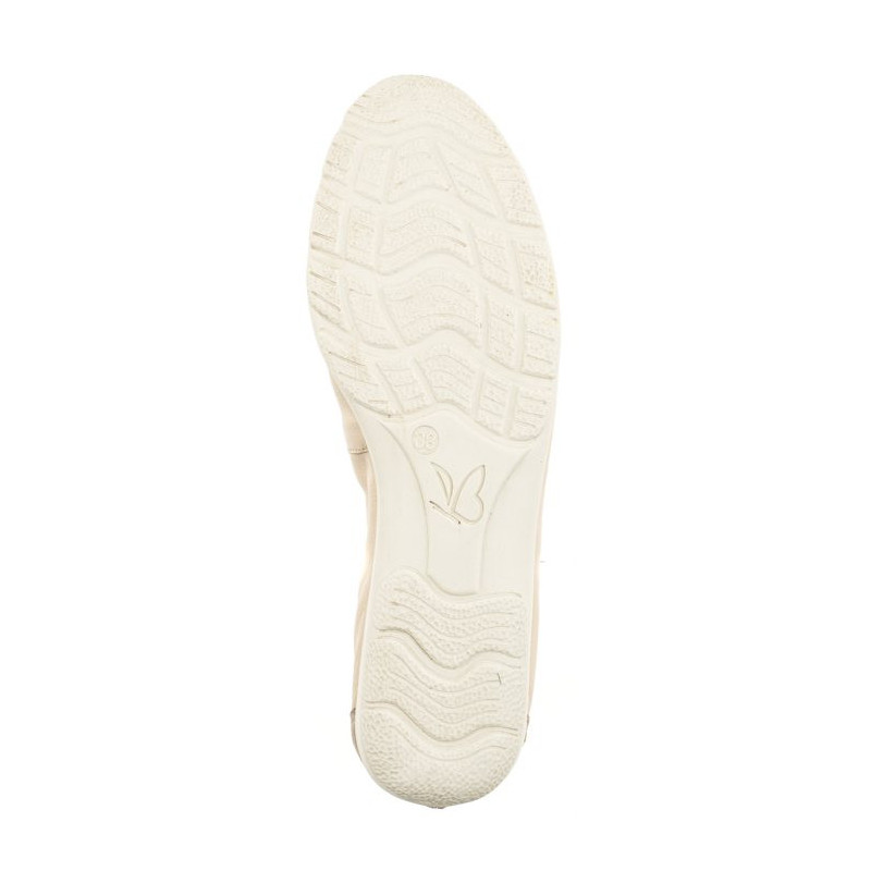 Caprice Kremowe 9-22152-42 450 Cream Comb (CP395-a) ballerinas