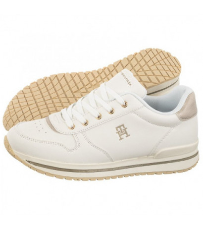 Tommy Hilfiger Low Cut Lace-Up Sneaker T3A9-33228-1355 X048 White/Platinum (TH1039-a) spordijalatsid