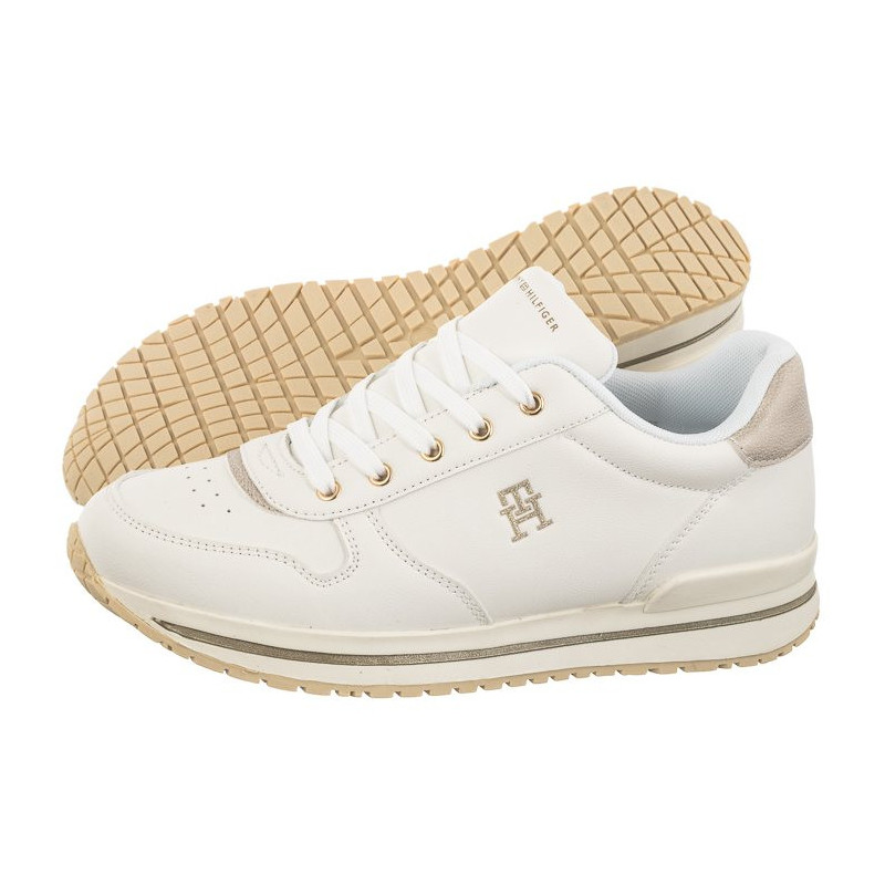 Tommy Hilfiger Low Cut Lace-Up Sneaker T3A9-33228-1355 X048 White/Platinum (TH1039-a) spordijalatsid