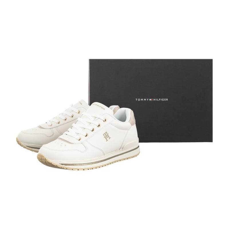 Tommy Hilfiger Low Cut Lace-Up Sneaker T3A9-33228-1355 X048 White/Platinum (TH1039-a) spordijalatsid