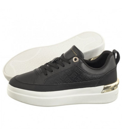 Tommy Hilfiger Lux Court Sneaker Monogram Black FW0FW07808 BDS (TH1014-b) spordijalatsid