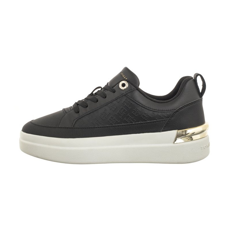 Tommy Hilfiger Lux Court Sneaker Monogram Black FW0FW07808 BDS (TH1014-b) spordijalatsid