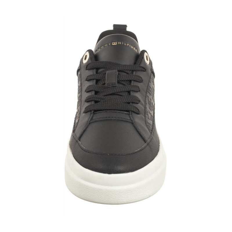 Tommy Hilfiger Lux Court Sneaker Monogram Black FW0FW07808 BDS (TH1014-b) spordijalatsid